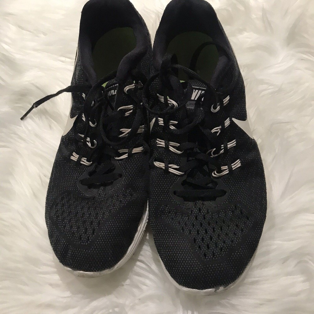 EUC Nike Women's Lunartempo 2 818098-002 Black White Running Shoes Size 9